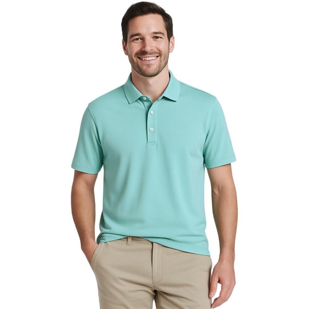 Peter Millar Green / Teal Polo Shirt Sugar Golf Tournament 2012 Size XL 💼⛳️